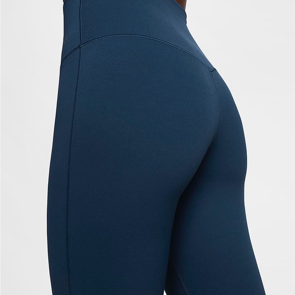NWT Nike Yoga Dri-FIT Luxe High-Waisted Flared Leggings Armory Navy XL - Picture 5 of 8